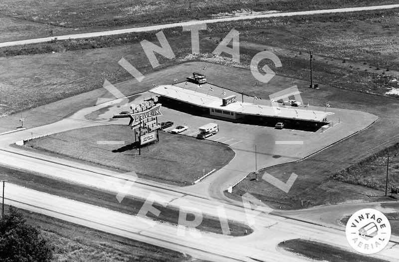 Dandee Drive-In - 1971 Vintage Aerial